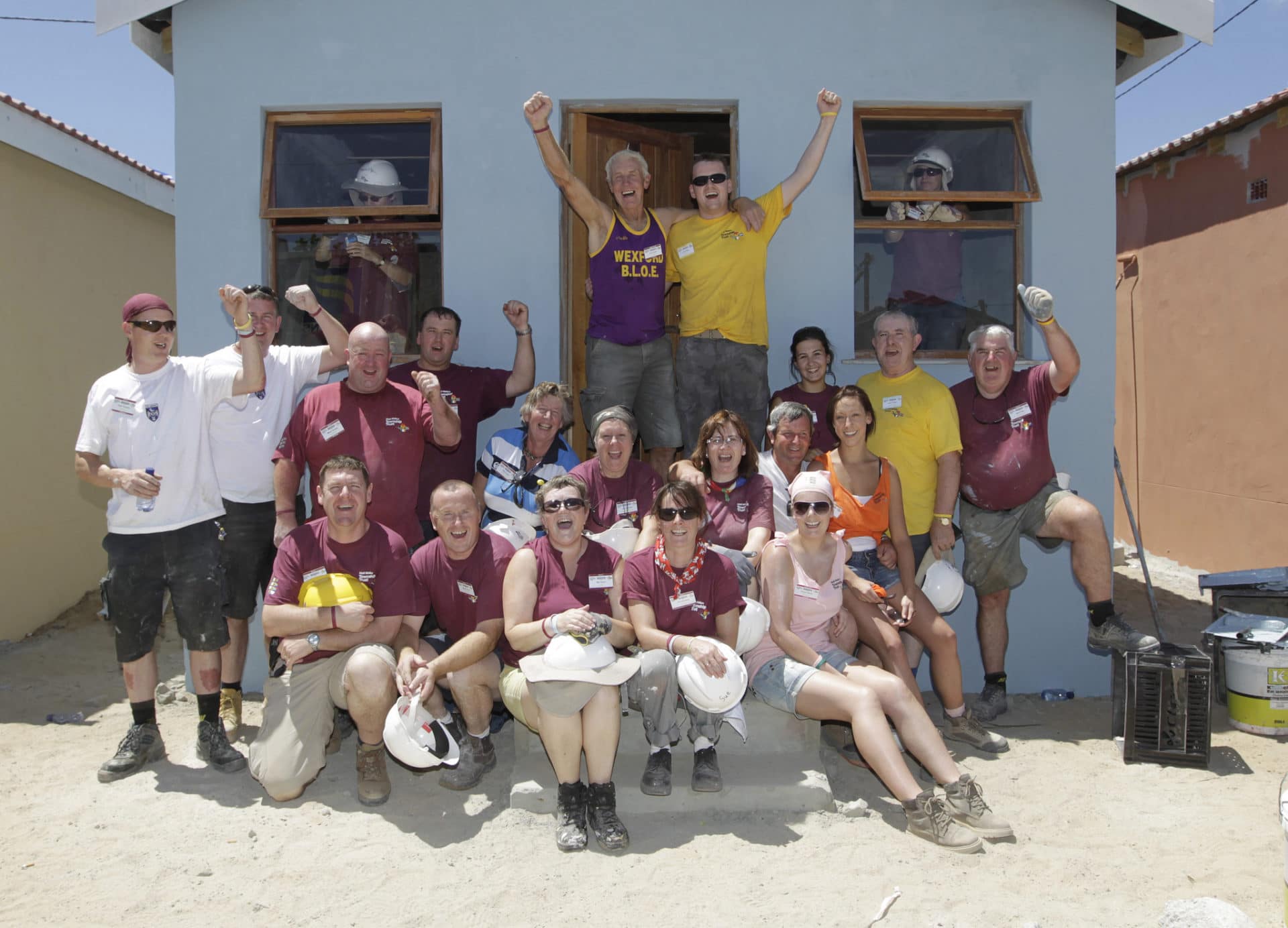 Niall Mellon Township Trust Blitz Volunteers 2010 Mellon Educate